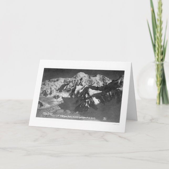 Mount McKinley Alaska 1910 Kort (Framsida)