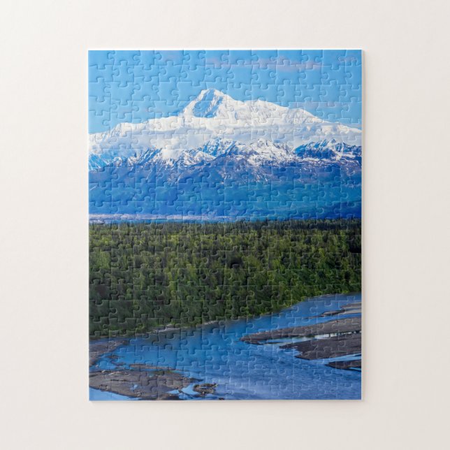 Mount McKinley Alaska Pussel (Vertikal)