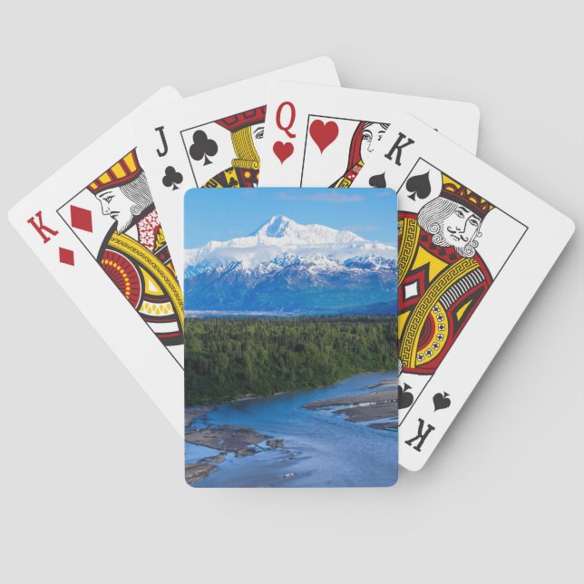 Mount McKinley Alaska Spelkort (Baksidan)