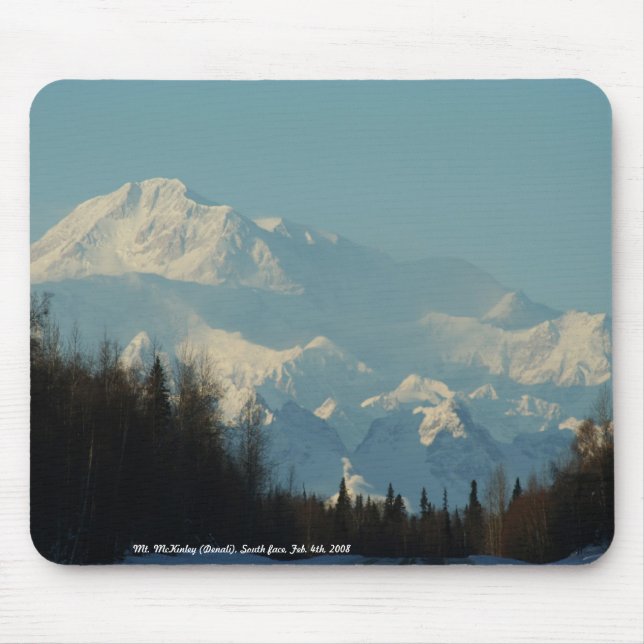 Mount McKinley (Denali), södra ansikte, Fe… Musmatta (Framsidan)