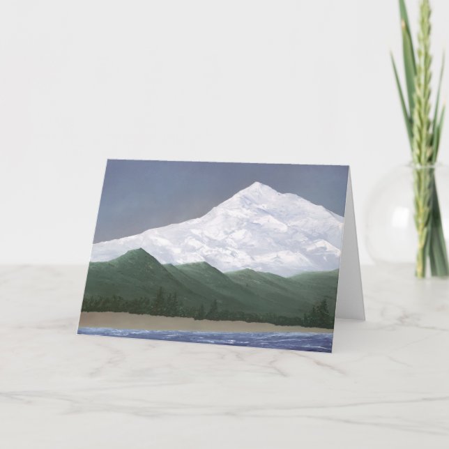 Mount McKinley hälsningkort Kort (Framsida)