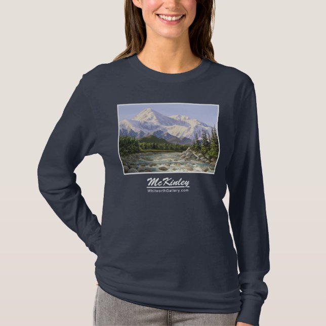 Mount McKinley utslagsplatsskjorta - den Denali T-shirt (Framsida)