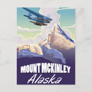 Mount McKinley vintage resaffiche Vykort