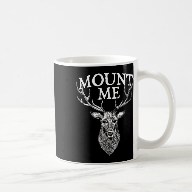 Mount Me - Hjort Hunting Antler Forest Wildli Kaffemugg (Höger)