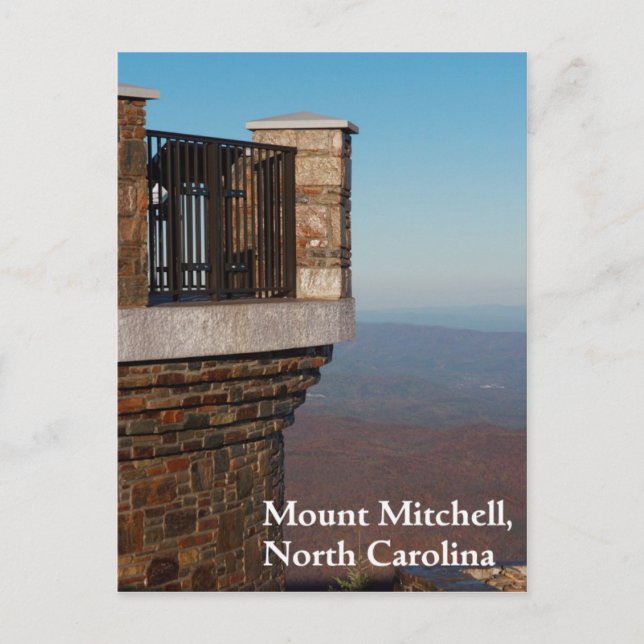 Mount Mitchell, North Carolina Vykort (Framsida)