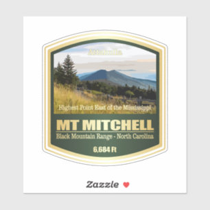 Mount Mitchell (PF) Klistermärken