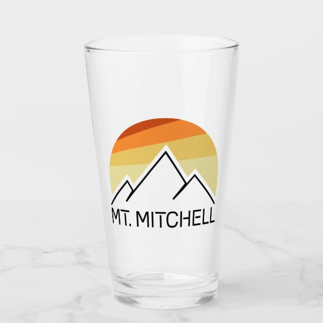 Mount Mitchell Retro Glaskopp (Framsida)