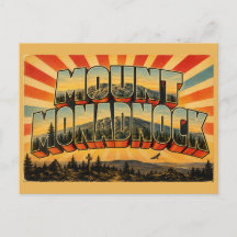 Mount Monadnock New Hampshire Klippig Topp Skog