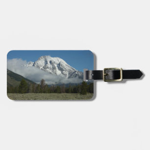 Mount Moran och moln vid Grand Teton Bagagebricka