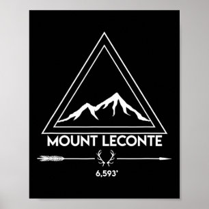 Mount Mt Leconte Great Smoky Mountains Tennessee v Poster