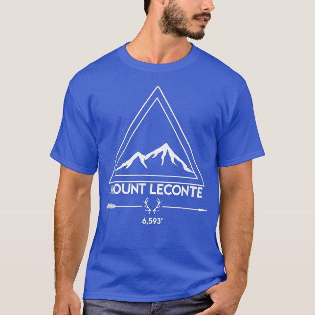Mount Mt LeConte Smoky Mountains Tennessee T Shirt (Framsida)