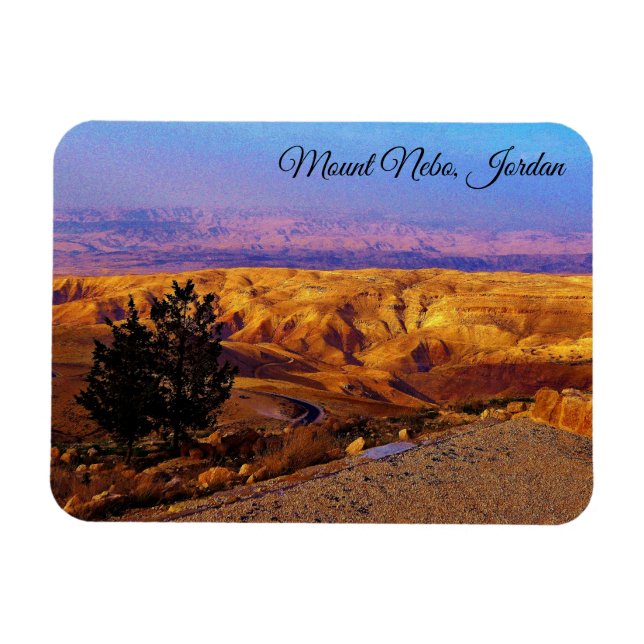 Mount Nebo, Jordanien Magnet (Horisontell)