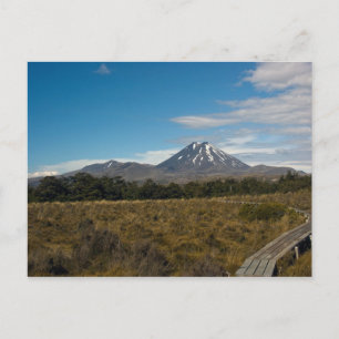 Mount Ngauruhoe och Mount Tongariro Vykort