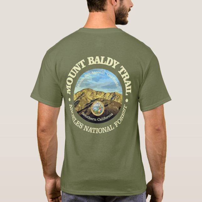 Mount Old Baldy T Shirt (Baksida)