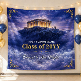 Mount Olympus Klass Examenbanner, Anpassad Student