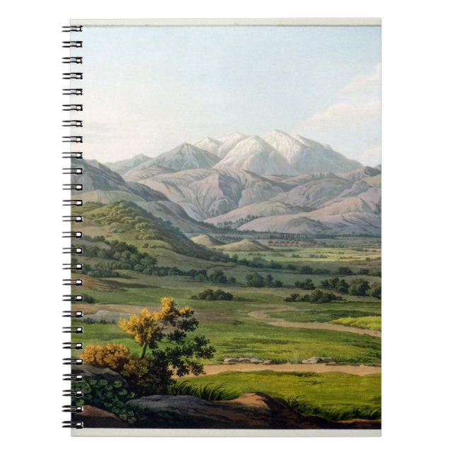 Mount Olympus, som sett mellan Larissa och babaen, Anteckningsbok (Framsidan)