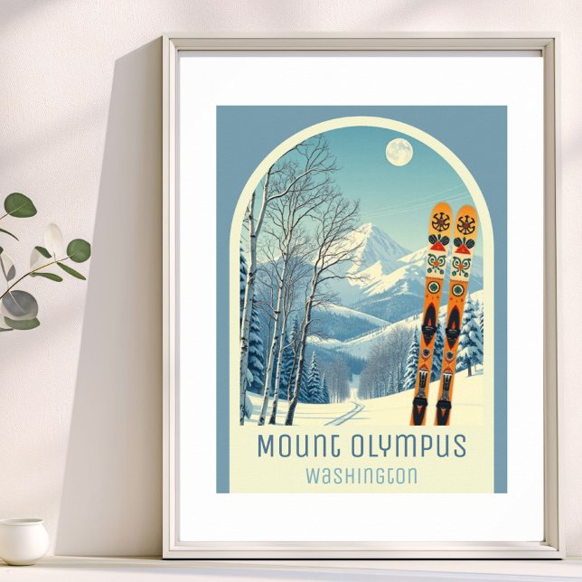 Mount Olympus Washington skidort Poster (Skapare uppladdad)