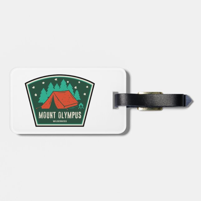 Mount Olympus Wilderness Utah Camping Bagagebricka (Baksida Vågrät)