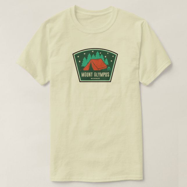 Mount Olympus Wilderness Utah Camping T Shirt (Design framsida)