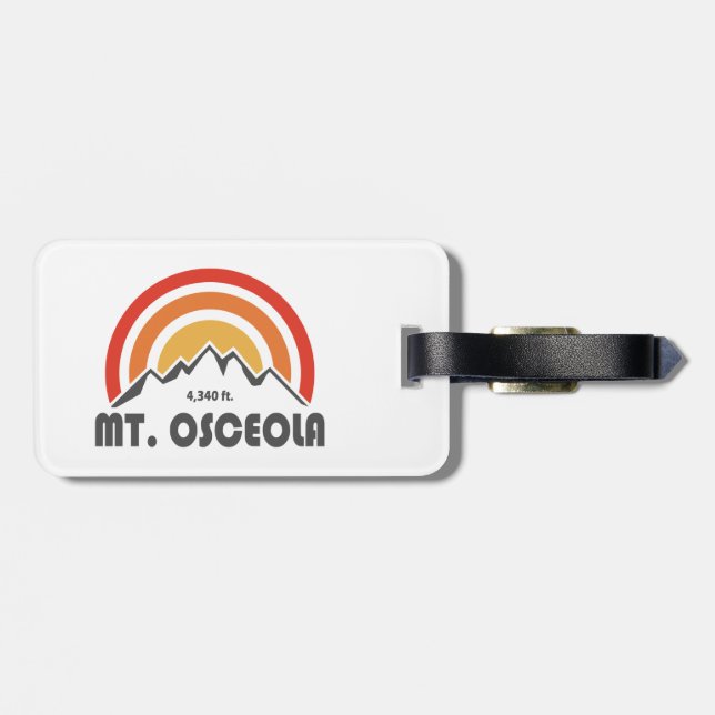 Mount Osceola New Hampshire Bagagebricka (Baksida Vågrät)