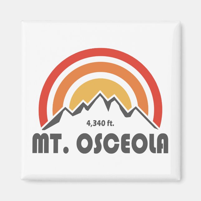 Mount Osceola New Hampshire Magnet (Framsidan)