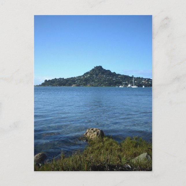 Mount Paku juli 2010 Coromandel New Zealand Vykort (Framsida)