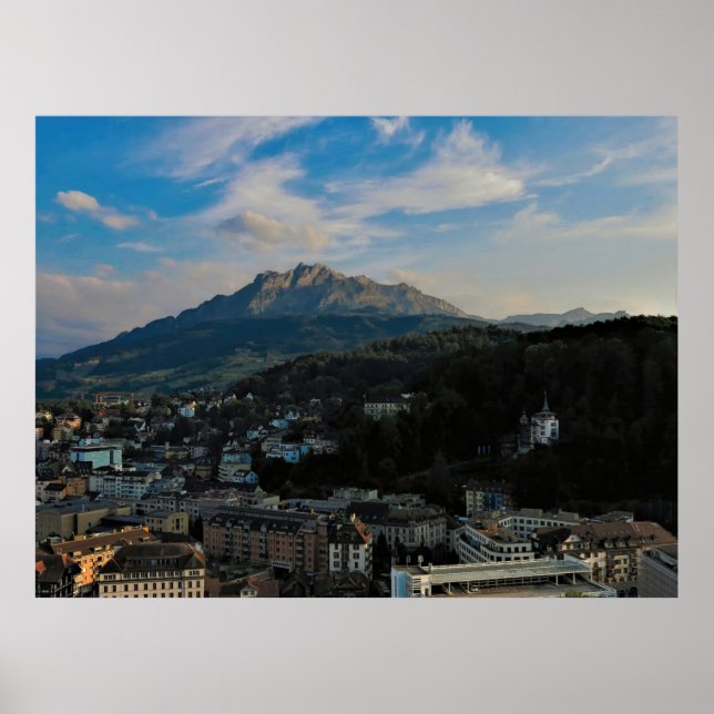 Mount Pilatus Poster (Framsidan)