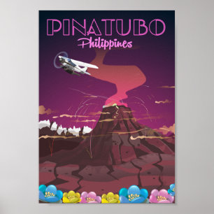 Mount Pinatubo, Filippinerna Poster