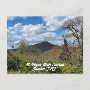 Mount Pisgah North Carolina Elevation Blue Ridge Vykort