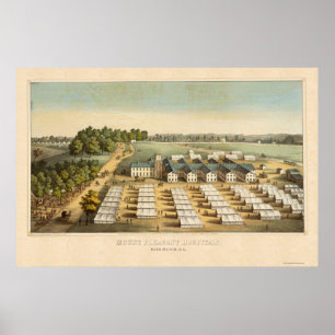 Mount Pleasant Hosparies i Washington, DC 1862 Poster