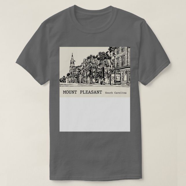 Mount Pleasant South olina 2 T Shirt (Design framsida)