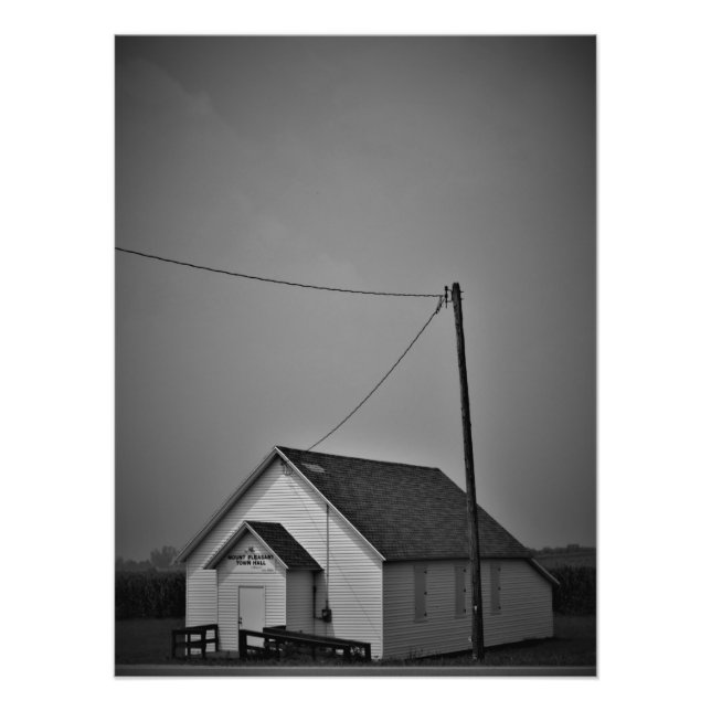 "Mount Pleasant Town Hall" Fototryck (Framsidan)