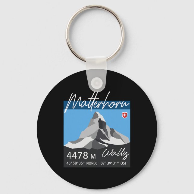 Mount Problemhorn Schweiz Vandring Klättra Vandrin Nyckelring (Framsida)
