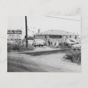 Mount Prospect Illinois Hatlen Heights 1950's Vykort