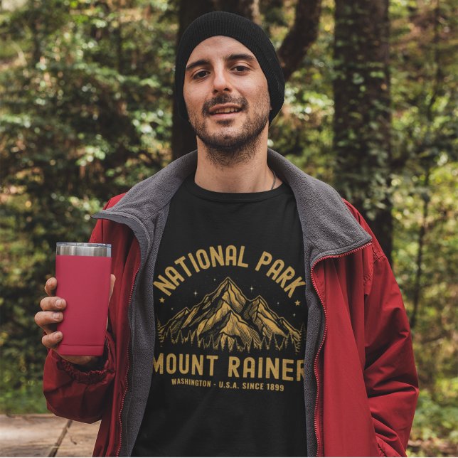 Mount Rainer National Park Forest Landscape T Shirt (Skapare uppladdad)