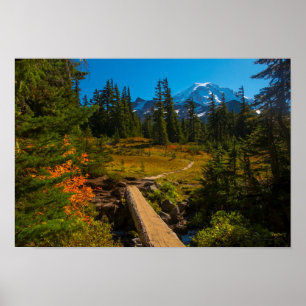 Mount Rainer, Spray Park hösten Poster
