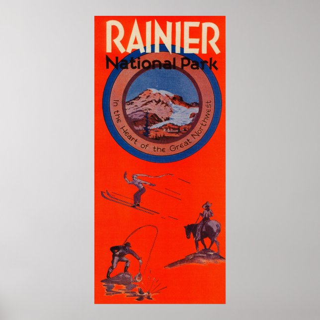 Mount Rainier Advertising Poster (Framsidan)