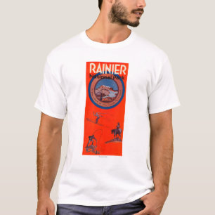 Mount Rainier advertizingaffisch T Shirt