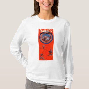 Mount Rainier advertizingaffisch Tee Shirt