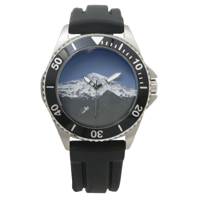 Mount Rainier Foto Armbandsur (Framsida)
