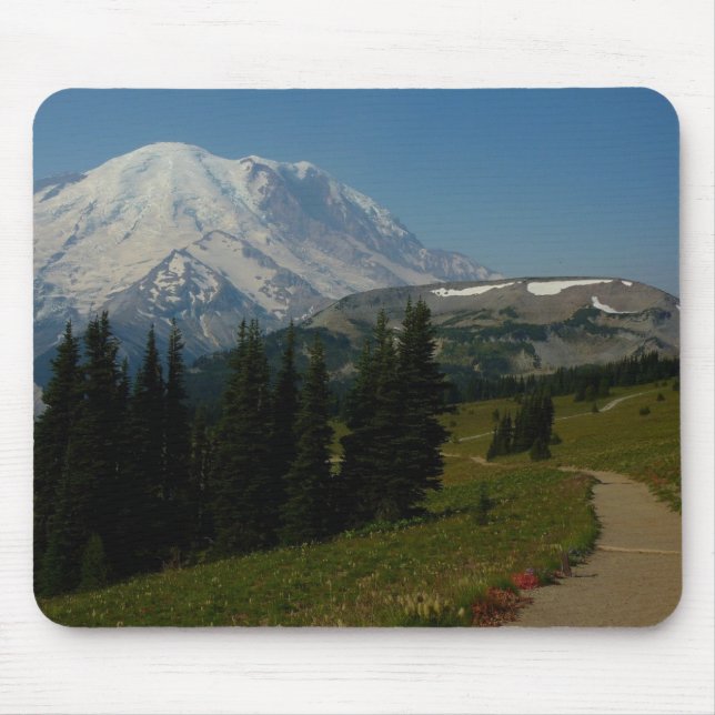 Mount Rainier från Sourdough Ridge Trail Musmatta (Framsidan)