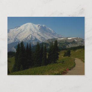 Mount Rainier från Sourdough Ridge Trail Vykort