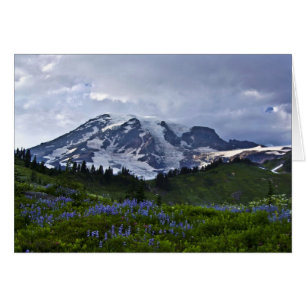 Mount Rainier Hälsningskort