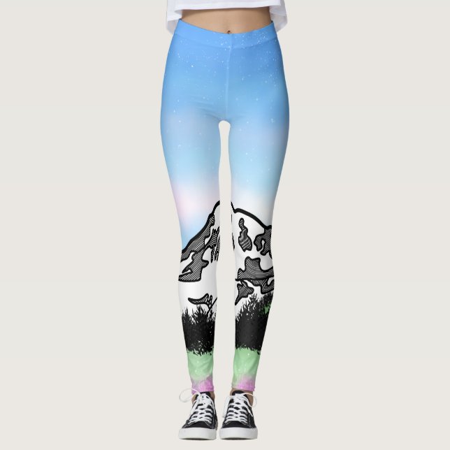 Mount Rainier Jackson Hål Leggings (Framsida)