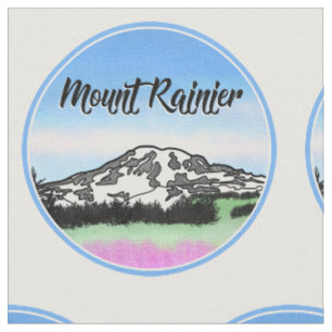 Mount Rainier Jackson Hål Tyg