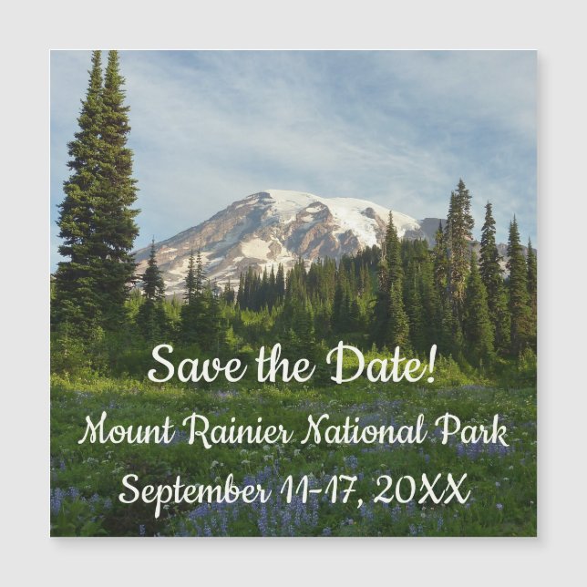 Mount Rainier Morgonljus (Framsida)