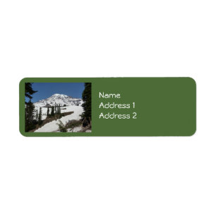 Mount Rainier N.P. (paradiset) Returadress Etikett