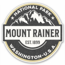 Mount Rainier National Park Emblem