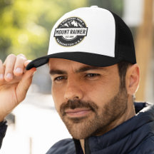 Mount Rainier National Park Mountain Logo