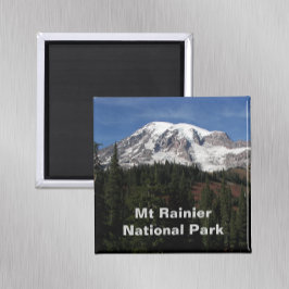 Mount Rainier National Park Photo Magnet